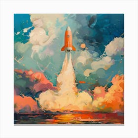 Rocket Launch 4 Canvas Print