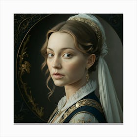 Portrait Of A Woman 41 Canvas Print