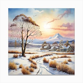 Winter Landscape 3 Canvas Print