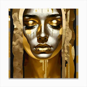 Golden Beauty Canvas Print