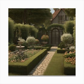 Default Default Vintage Gardens For Defferent Seasons Aestethi 2 (1) Canvas Print