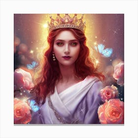 Queen Of Roses Canvas Print