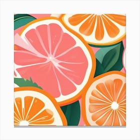 Oranges And Grapefruits 1 Canvas Print