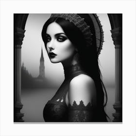 Gothic Beauty Canvas Print