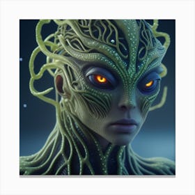 Alien Creature Canvas Print