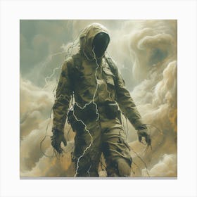 Man In The Clouds Canvas Print