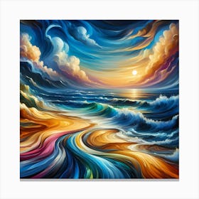 Ocean Waves Canvas Print