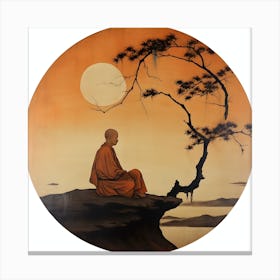 Meditation Series 02 By Csaba Fikker For Ai Art Depot 4 Canvas Print