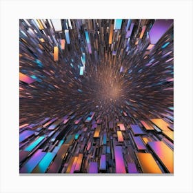 Abstract Space Background Canvas Print