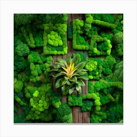 Moss Garden Canvas Print