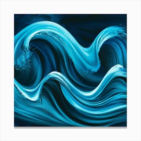 Blue Wave Canvas Print