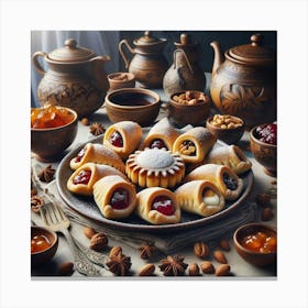 Turkish Pastries Canvas Print