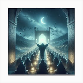 Muslim Prayer 1 Canvas Print