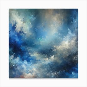 Blue Emotion Dive Canvas Print