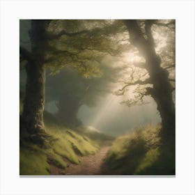 Path Through The Woods Canvas Print