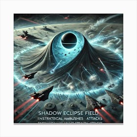 Shadow Eclipse Field Strategic Ambushes Converted Canvas Print