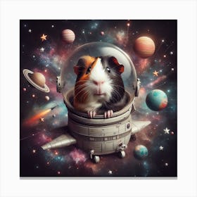 Space Travel by M.C Guinea Canvas Print