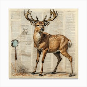 Deer! 66 Canvas Print