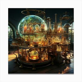 Chemistry Lab 5 Canvas Print