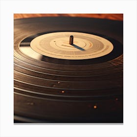 Vinyl Record 4 Canvas Print