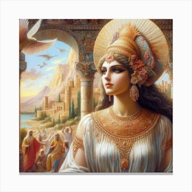 Egyptian Queen Canvas Print