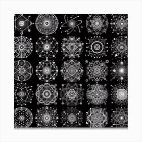 Astronomical Symbols Canvas Print