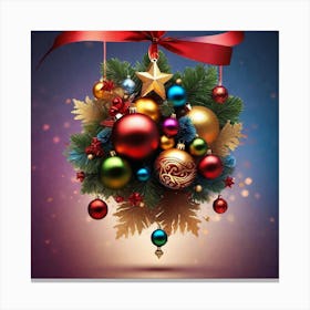 Christmas Ornaments 176 Canvas Print