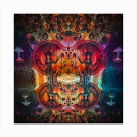 chaos and order. Canvas Print