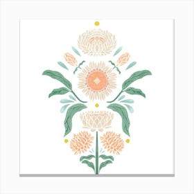 Floral Design Canvas Print