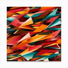 Abstract Triangles 17 Canvas Print