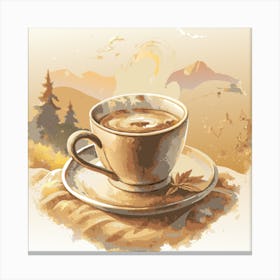 Cup Of Coffee Canvas Print