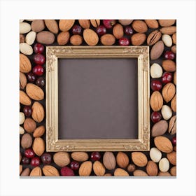 Frame With Nuts 2 Canvas Print