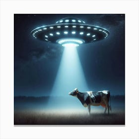 Alien Cow 1 Canvas Print