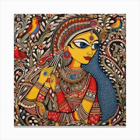 Indian Lady Canvas Print