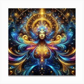 Psychedelic Woman Canvas Print