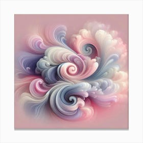 Abstract Swirls 12 Canvas Print