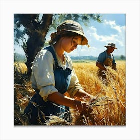 Wheat Field Canvas Print