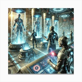 A Science Fiction Depiction Of The Storm Wardens, 1 Canvas Print