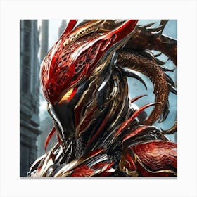 Red Dragon kt Canvas Print