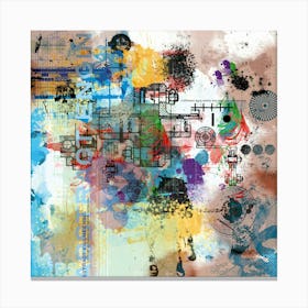 Abstract Engineering Canvas Print