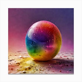 Rainbow Ball Canvas Print