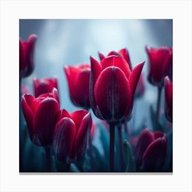 Red Tulips Canvas Print