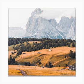 Autumn in the Dolomites Canvas Print