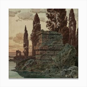 Ruins Of A City Canvas Print