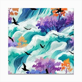 Leonardo Anime Xl An Abstract Natureinspired Artwork With A Wh 0 (2) Canvas Print