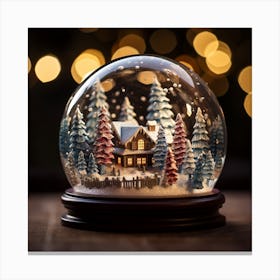 Snow Globe 4 Canvas Print