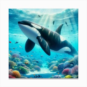 Orca Whale 3 Canvas Print