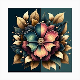 Flower Painting 4 Canvas Print