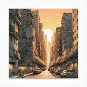 Cityscape Canvas Print