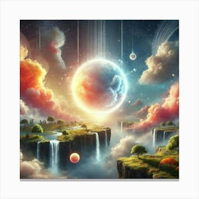 Planet In The Sky Canvas Print